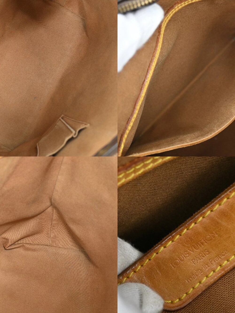 LOUIS VUITTON CABAS MEZZO HAND TOTE BAG MONOGRAM M51151 AR1015 YQ06468 - Picture 15 of 15
